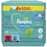Детские влажные салфетки Pampers Fresh Clean, 208 шт