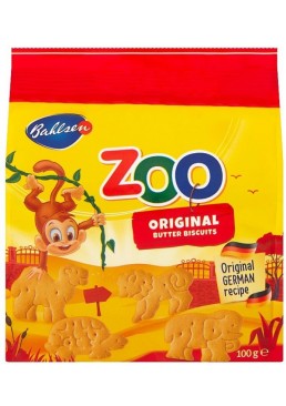 Печенье Bahlsen Зоопарк масляное, 100 г