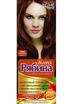 Краска для волос Рябина Avena 066,  Золотистый мускат
