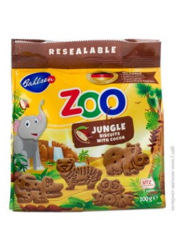 Печиво Bahlsen Leibniz Zoo какао, 100 г 