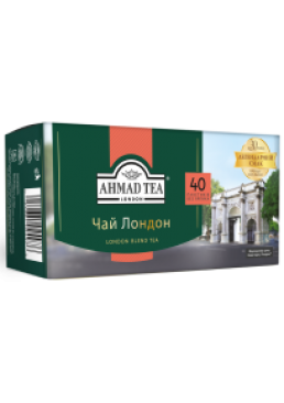 Чай черный AHMAD TEA Лондон, 40 пак