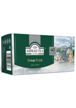 Чай черный AHMAD TEA Граф Грей, 40 пак