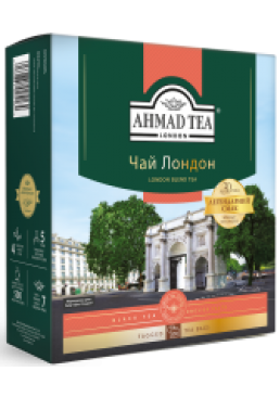Чай черный AHMAD TEA Лондон, 100 пак