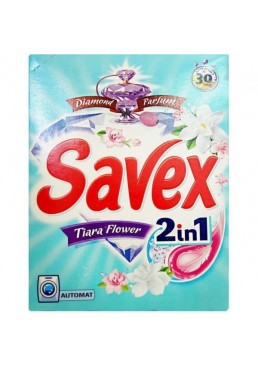 Стиральный порошок Savex Diamond Parfum 2в1 Tiara Flower автомат, 400 г