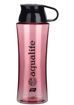 Пляшка для води Titiz plastik Aqua рожева, 650 мл 