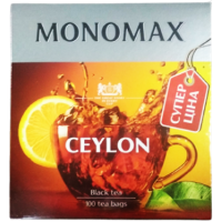 Чай чорний цейлонський Мономах, 100 шт