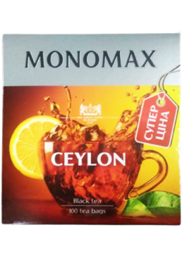 Чай черный цейлонский Мономах, 100 шт