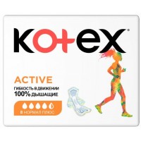 Гигиенические прокладки Кotex Ultra Active Normal 4+ капли, 8 шт