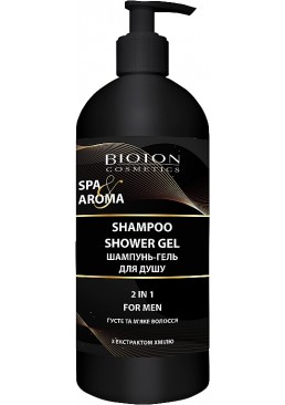 Чоловічий шампунь-гель для душу Bioton Cosmetics Spa Aroma Men з екстрактом хмелю, 750 мл