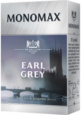 Чай цейлонский черный Мономах Earl Grey, 90 г