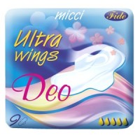 Гигиенические прокладки Micci Ultra Deo 5 капель, 9 шт