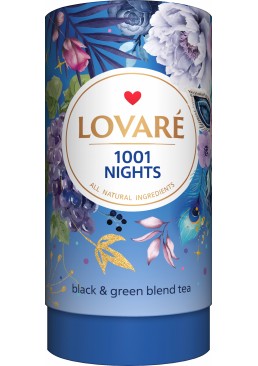 Купаж черного и зеленого чая Lovare 1001 Ночь, 80 г