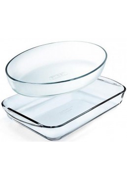 Набор форм для запекания Pyrex Essentials (35*23 см прямоугольная, 30*21 см овальная), 2 шт