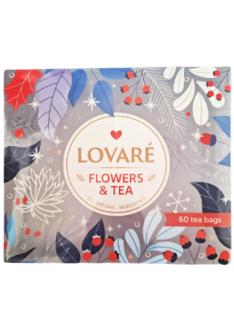 Подарочный набор чая Lovare Flowers & Tea 12 видов по 5 шт