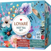 Колекція чаю Lovare Fest Tea Set у пакетиках, 90 шт