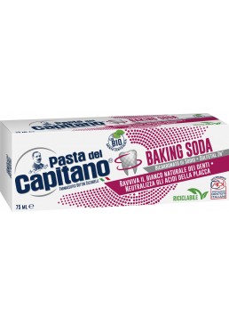 Зубна паста Pasta del Capitano Baking Soda відбілююча, 75 мл
