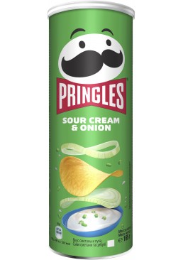Чипсы Pringles Sour Cream & Onion Сметана-лук, 165 г