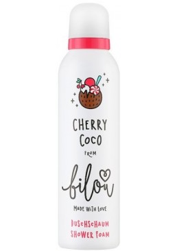 Пенка для душа Bilou Cherry Coco Кокосовый крем и вишневое мороженое, 200 мл