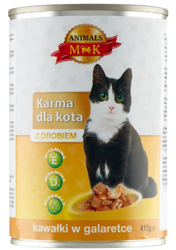 Корм для кошек M&K с мясом птицы в желе, 415 г