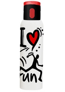 Пляшка для води Herevin Hanger-I Love Run (161417-010), 500 мл