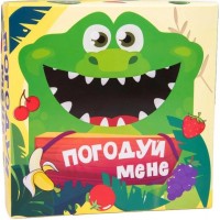 Настольная игра Strateg Покорми меня - Крокодил Украинский язык, 1 шт