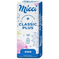 Гигиенические прокладки Micci Classic Plus 4 капли, 10 шт