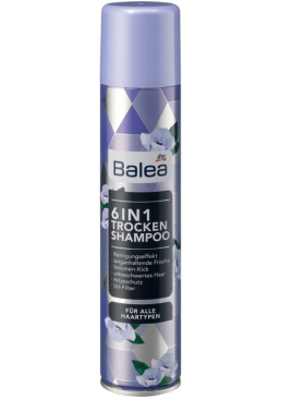 Сухой спрей-шампунь для волос Balea 6в1, 200 мл