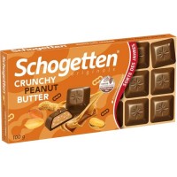 Шоколад Schogetten зі смаком арахісової пасти, 100 г