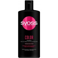 Шампунь SYOSS Color с цветком камелии для окрашенных и тонированных волос, 440 мл