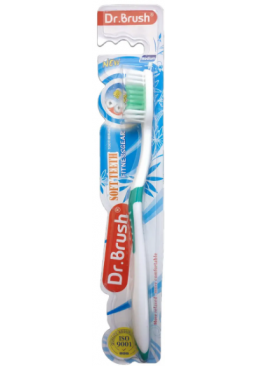 Щітка зубна Dr. Brush Кристальне відбілювання medium, 1 шт