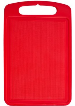Доска разделочная Алеана пластик красный, 25х15 см