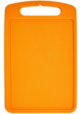 Доска разделочная Алеана пластик светло-оранжевая, 35х25 см