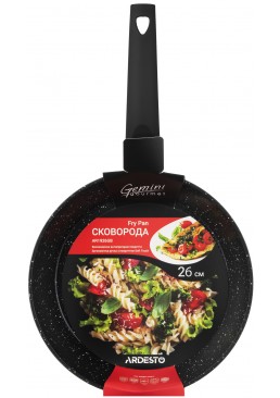 Сковорода Ardesto Gemini Gourmet Spoleto чорна (AR1926GB), 26 см