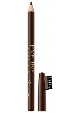 Олівець для брів Eveline Eyebrow Pencil М'який коричневий, 4 г