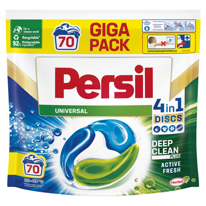Капсулы для стирки Persil Universal Fresh для всех типов тканей, 70 шт - 