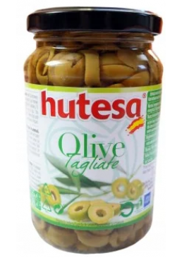 Оливки зелені Hutesa різані, 330 г