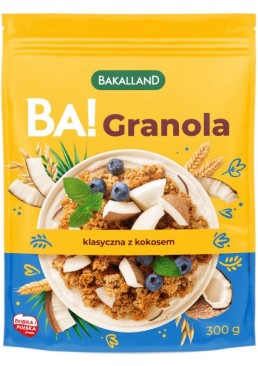 Гранола класична Bakalland Granola з кокосом, 300 г