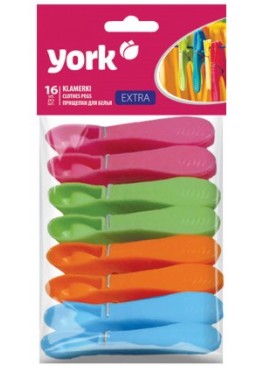 Прищепки для белья York Extra, 16 шт