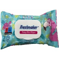 Влажные салфетки для детей Freshmaker Kinds с клапаном, 72 шт
