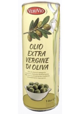 Італійська оливкова олія Vesuvio Olio Extra Vergine холодного віджиму ж/б, 1 л
