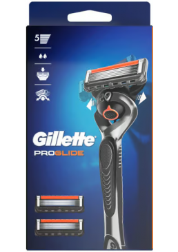 Станок для бритья Gillette Fusion Proglide Flex Ball с 2 сменными кассетами 