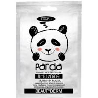 Тканевая маска для лица BeautyDerm Animal Panda Whitening Отбеливающая, 25 мл