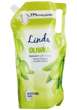Жидкое крем-мыло Linda с оливкой, 1 л (запаска) 