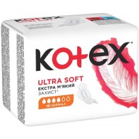 Прокладки Kotex Ultra Soft Normal 4 капли 10шт.