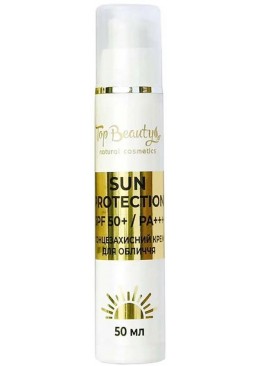 Увлажняющий солнцезащитный крем Top Beauty для лица SPF 50+/PA+++, 50мл