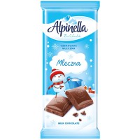 Молочный шоколад Alpinella Рождественская серия, 90 г