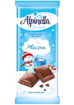 Молочный шоколад Alpinella Рождественская серия, 90 г