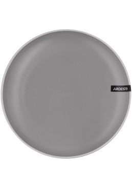 Тарілка десертна ARDESTO Cremona Dusty grey, кераміка AR2919GRC, 19 см