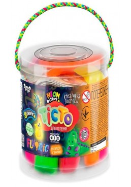 Набор креативного творчества Danko toys Тесто для лепки светящийся, 8 цветов