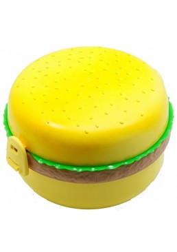 Бутербродница детская Akay plastik Гамбургер (АК 384), 13,5х13,5х9 см